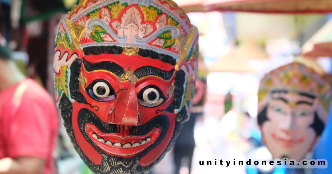 Indonesian masks.